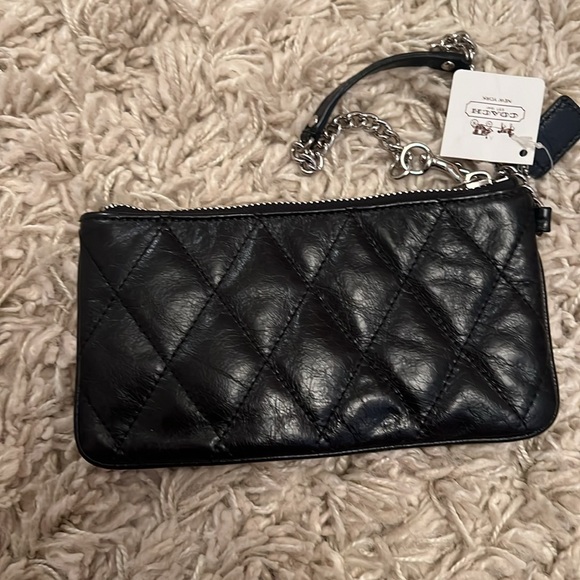 Black coach wristlet - Picture 2 of 2
